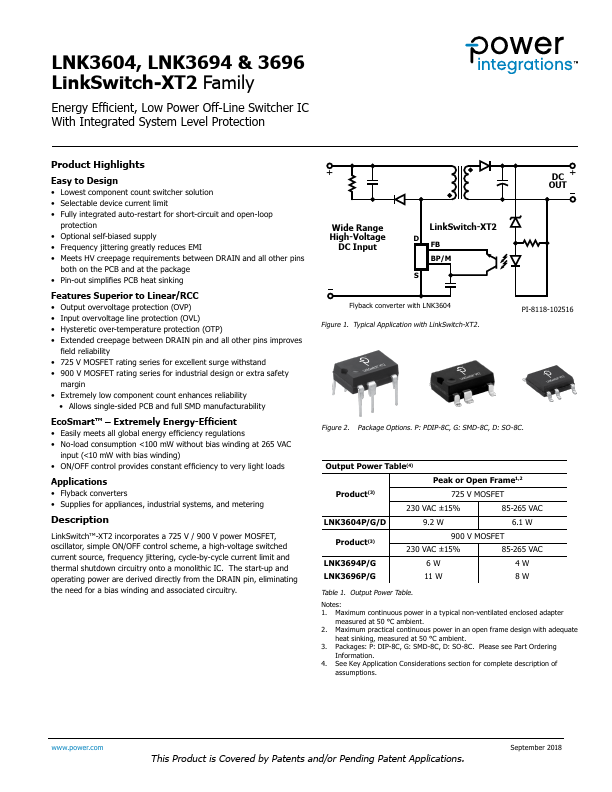 LNK3604 Power Integrations