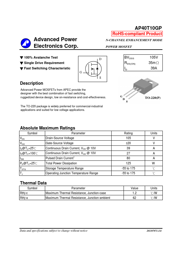 AP40T10GP