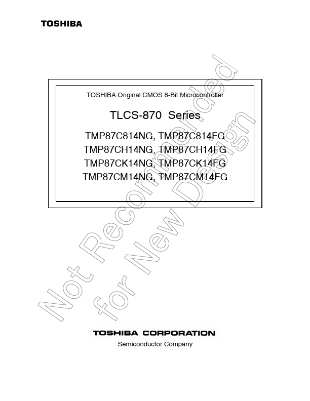 TMP87CK14N Toshiba Semiconductor