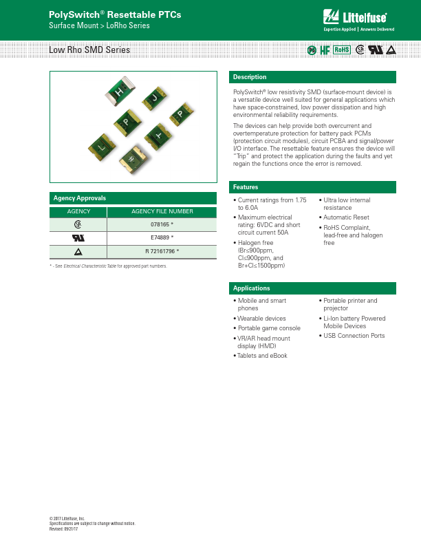 <?=microSMD190LR?> डेटा पत्रक पीडीएफ