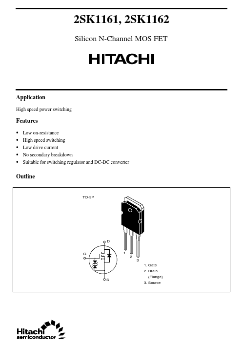 2SK1161 Hitachi Semiconductor