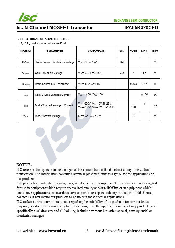 IPA65R420CFD