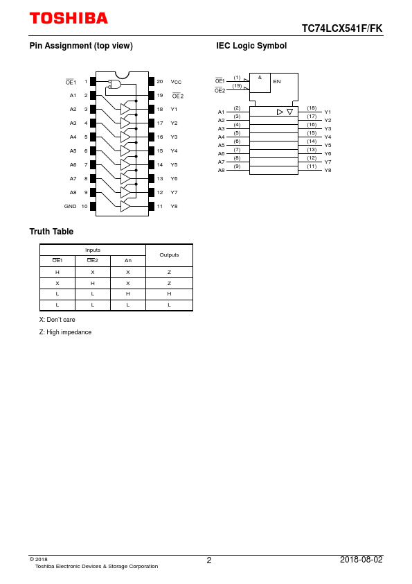 TC74LCX541FK