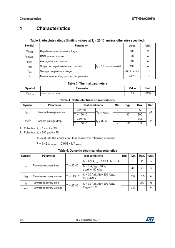 STTH30ACS06W