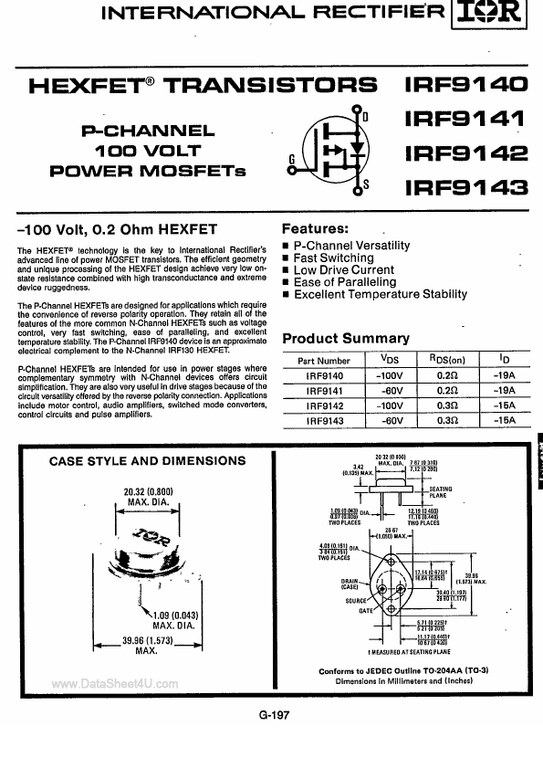 IRF9143 International Rectifier