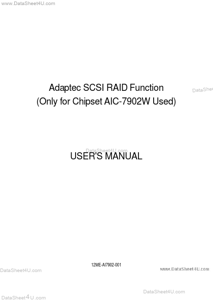 <?=ADAPTEC-7902W?> डेटा पत्रक पीडीएफ