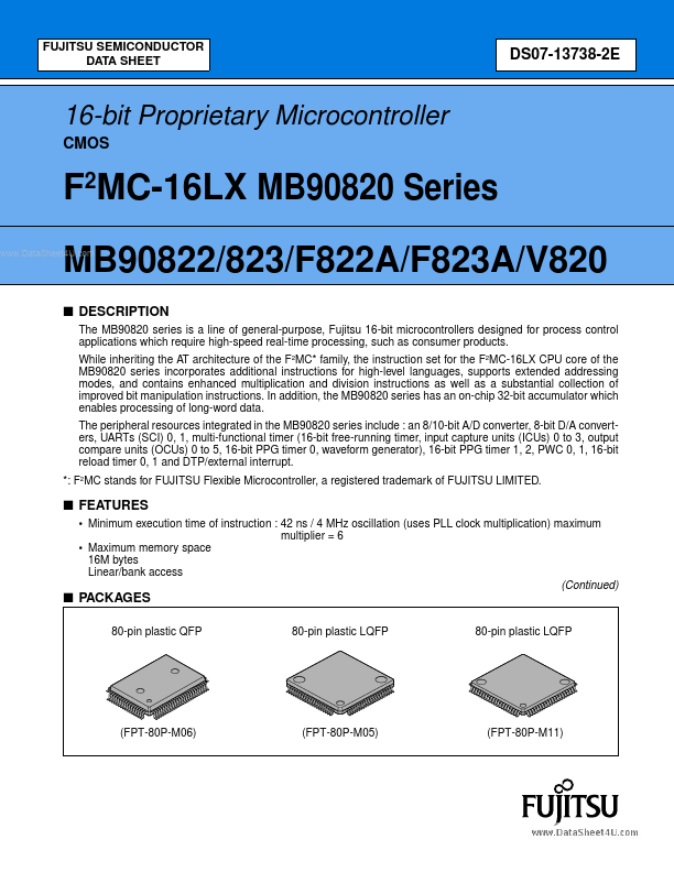 MB90820 Fujitsu Media Devices