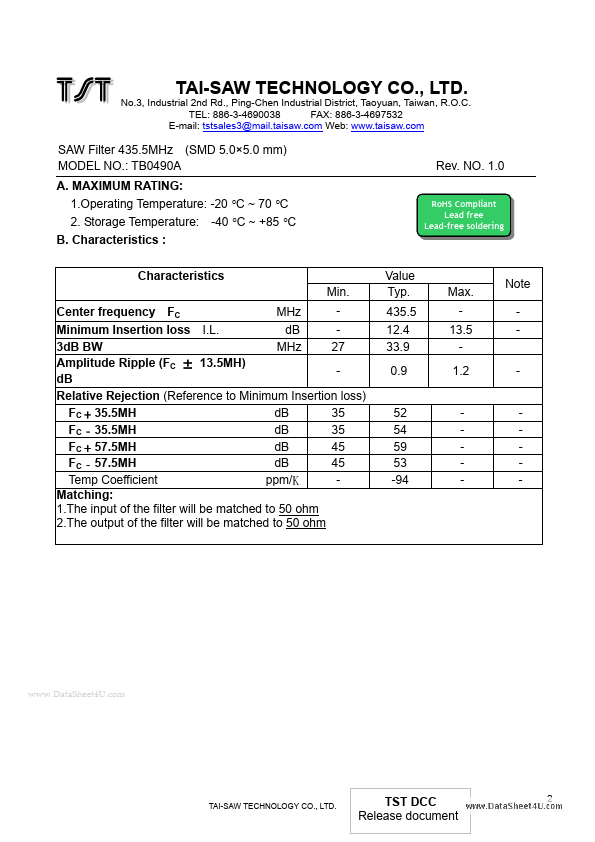 TB0490A