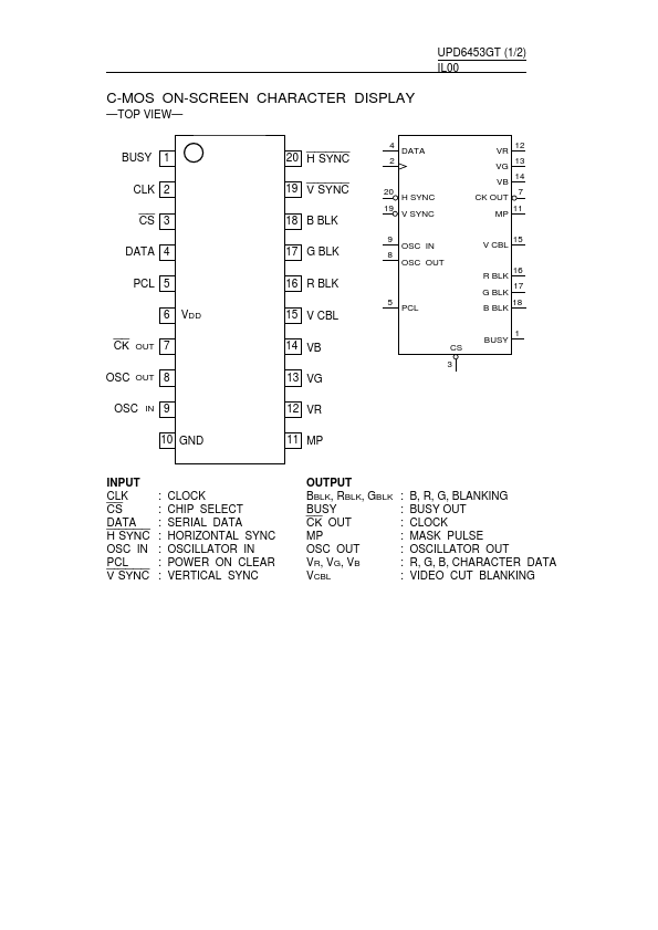 <?=UPD6453GT?> डेटा पत्रक पीडीएफ