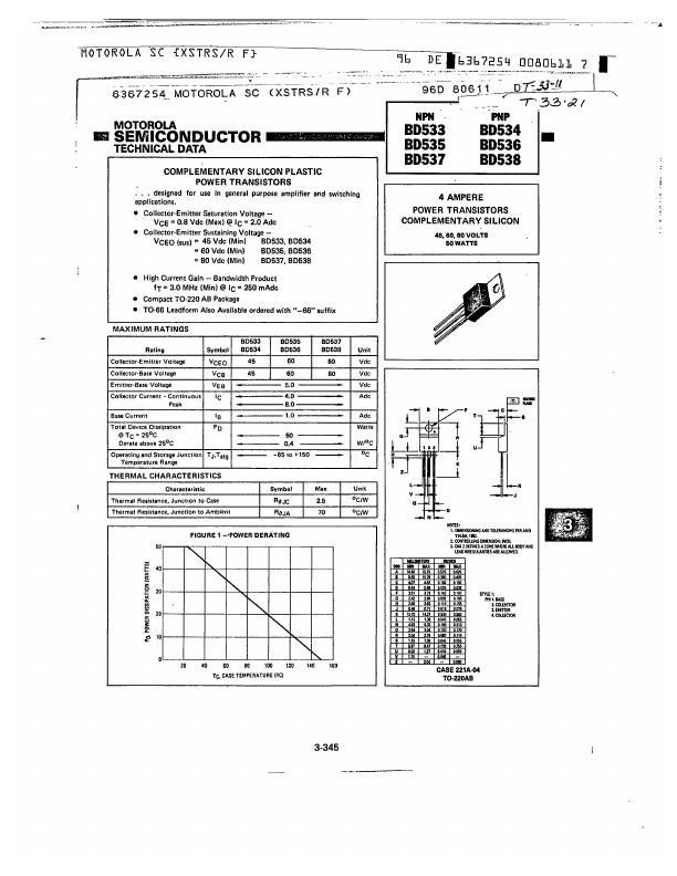 BD536 Motorola