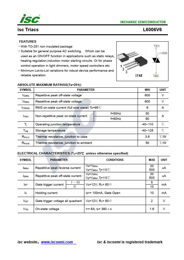 <?=L6006V6?> डेटा पत्रक पीडीएफ