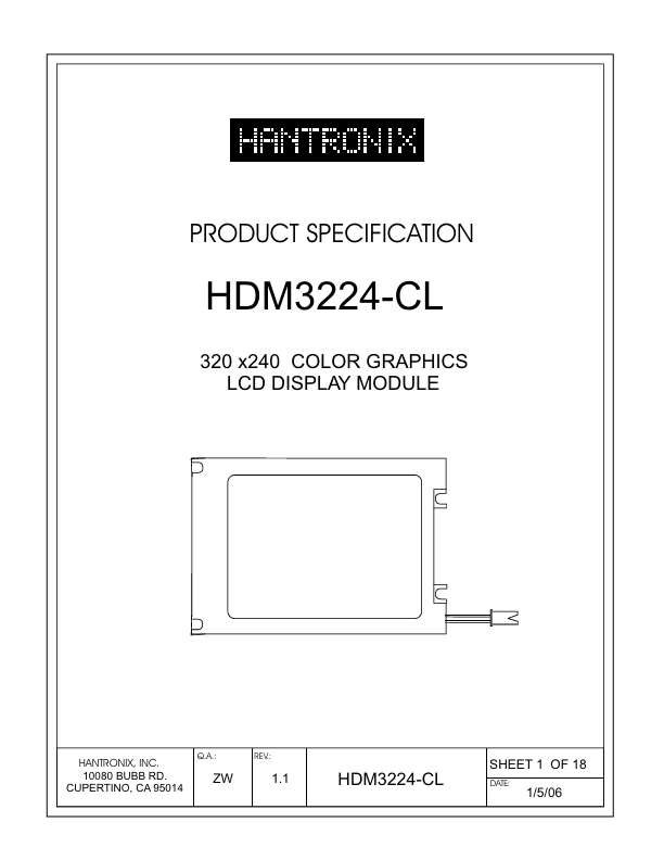 HDM3224-CL Hantronix