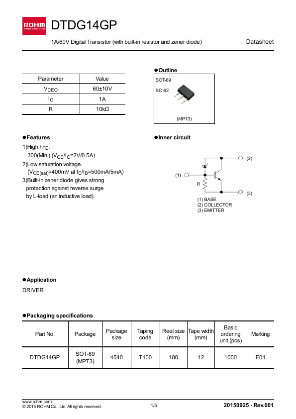 DTDG14GPT100