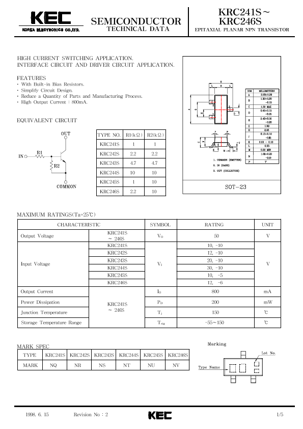 KRC241S