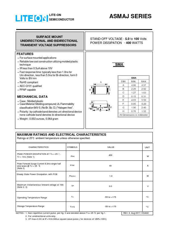 ASMAJ8.5CA