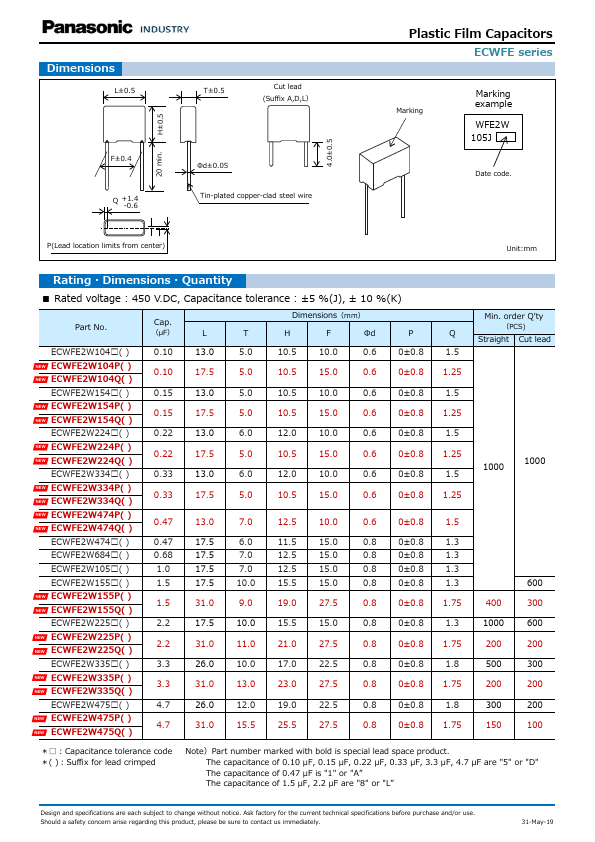 ECWFE2J105Q