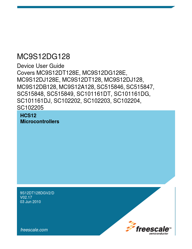 MC9S12DG128 Freescale Semiconductor