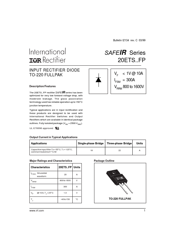 20ETS12 InternationalRectifier