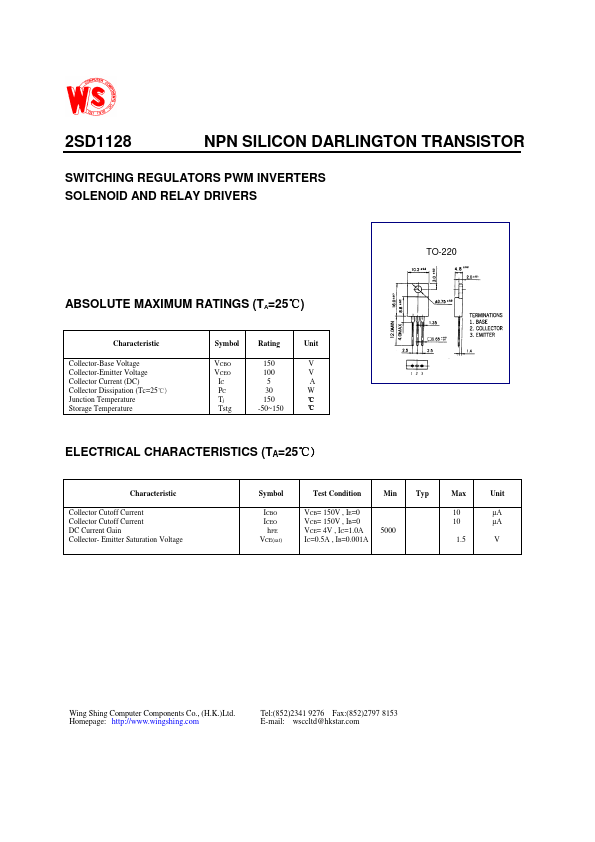 D1128 Wing Shing Computer Components