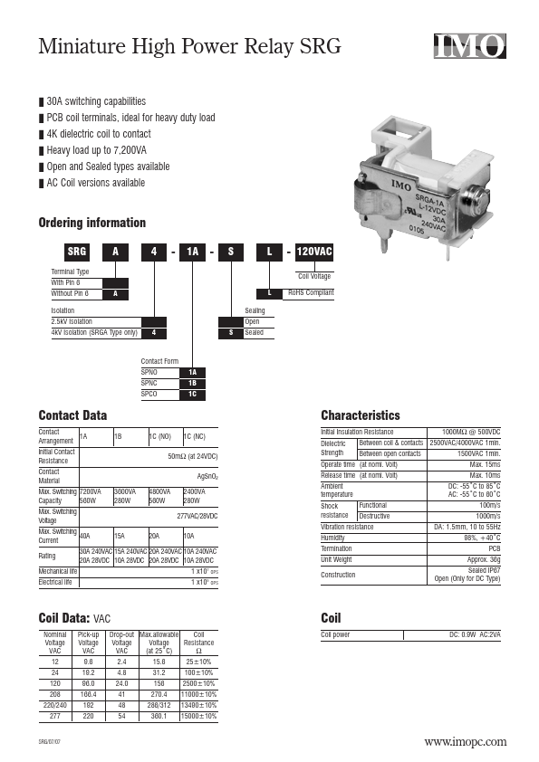 SRG4-1C-SL-120VAC