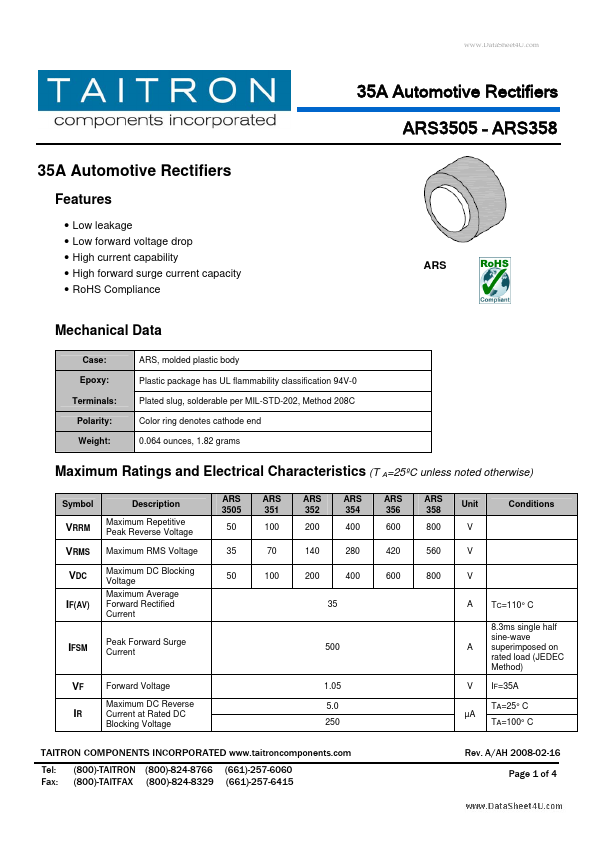 ARS3505 TAITRON