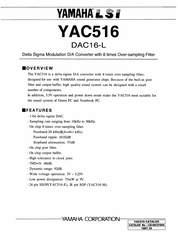 YAC516 ETC