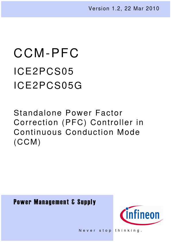 ICE2PCS05 Infineon Technologies