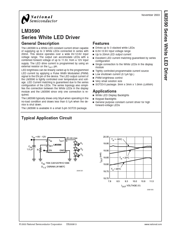 <?=LM3590?> डेटा पत्रक पीडीएफ