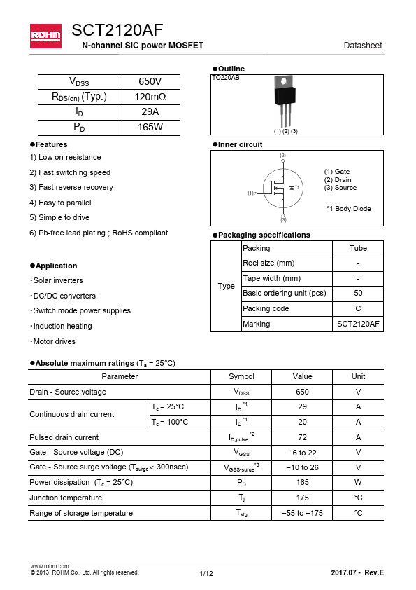 SCT2120AF