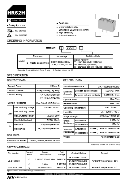 HRS2H-S-DC48V-B