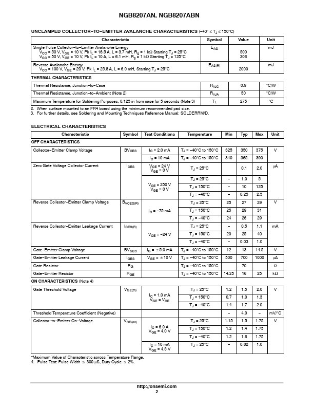 NGB8207ABNT4G