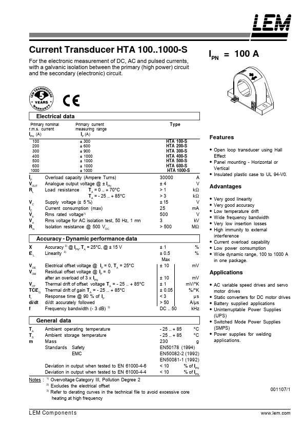 <?=HTA100-S?> डेटा पत्रक पीडीएफ