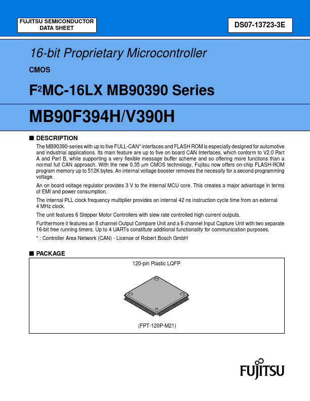 MB90V390H Fujitsu Media Devices