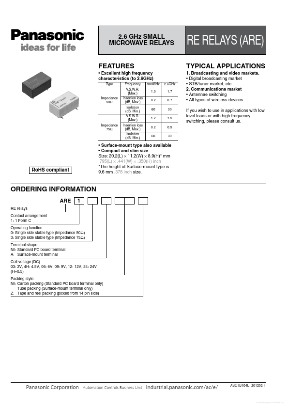 ARE10A09Z Panasonic