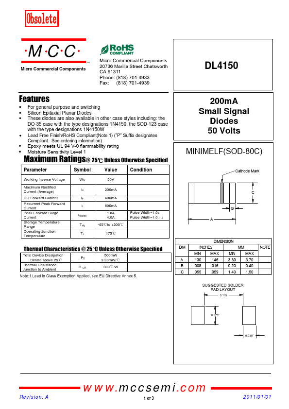 <?=DL4150?> डेटा पत्रक पीडीएफ