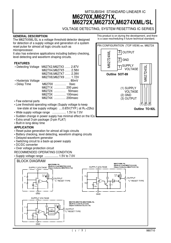 M62713ML Mitsubishi