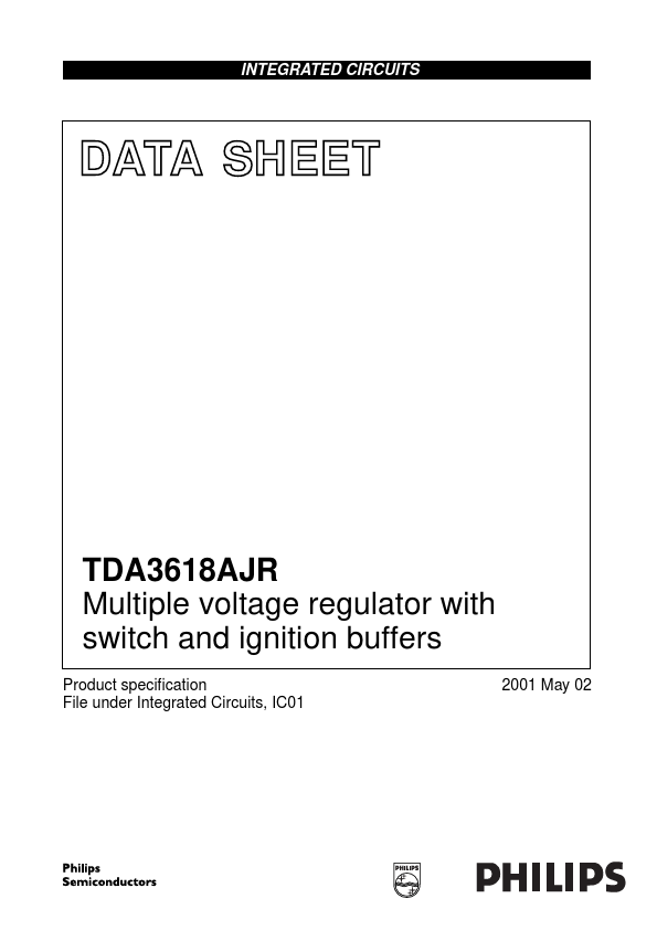 <?=TDA3618AJR?> डेटा पत्रक पीडीएफ