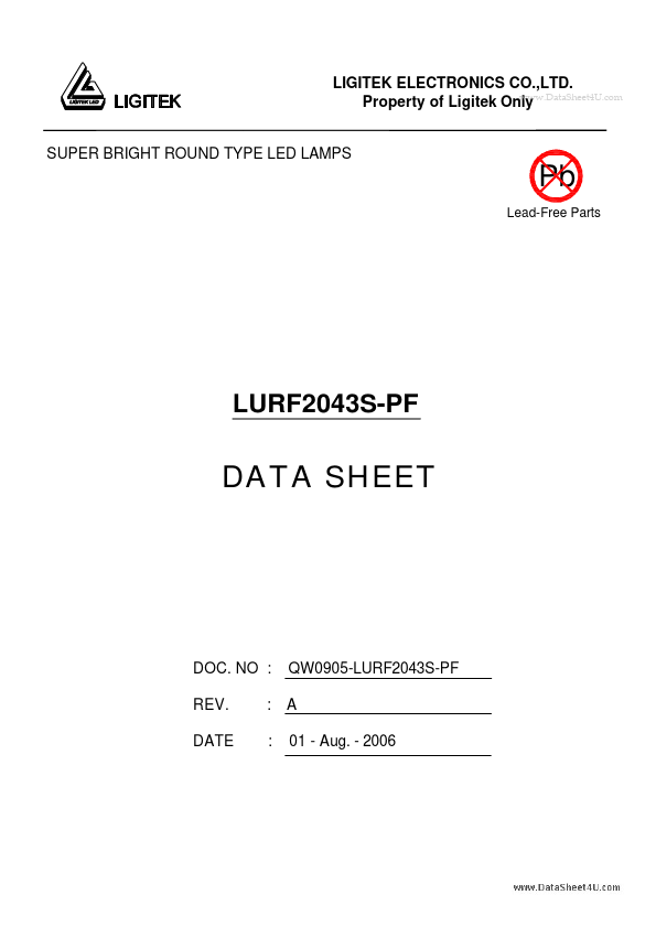 <?=LURF2043S-PF?> डेटा पत्रक पीडीएफ