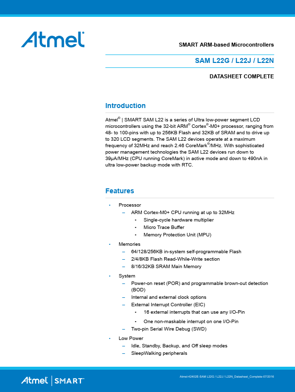 ATSAML22G16A-MUT