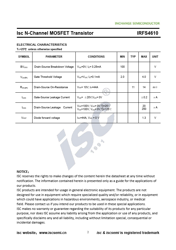 IRFS4610