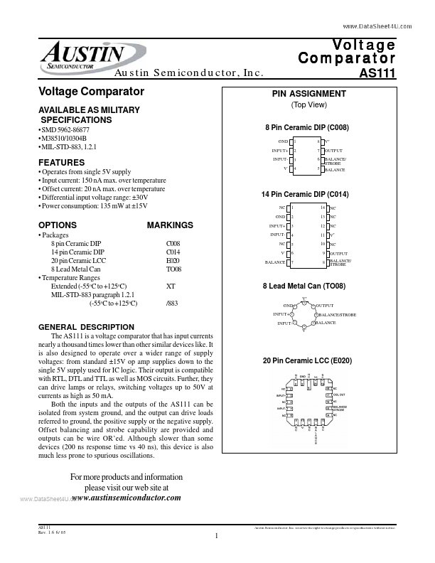 AS111 Austin Semiconductor