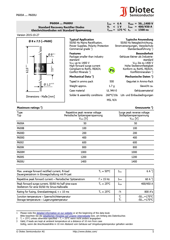 P600B Diotec