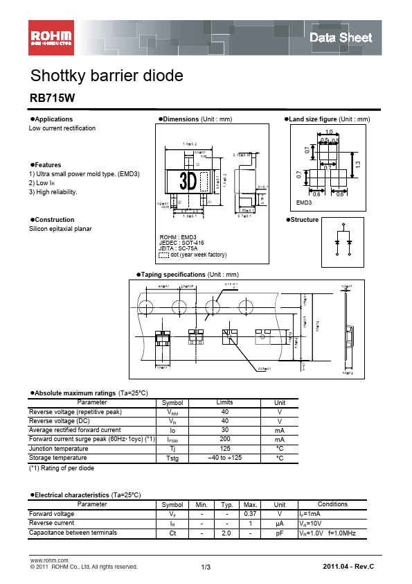 RB715W Rohm