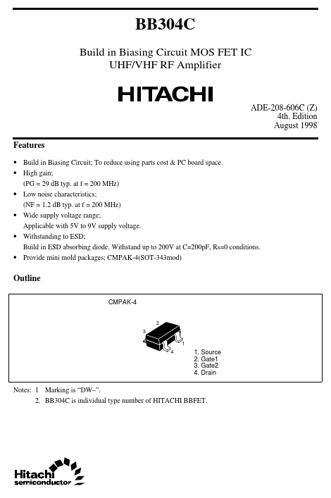 BB304C Hitachi