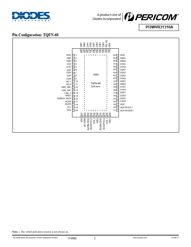 PI3WVR31310A