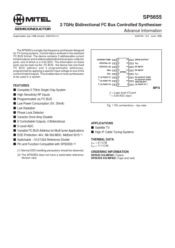 SP5655 Mitel Networks