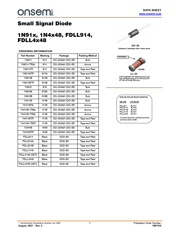 1N916 ON Semiconductor