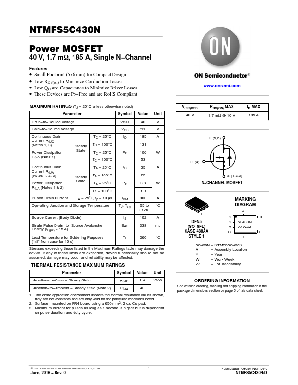 NTMFS5C430N