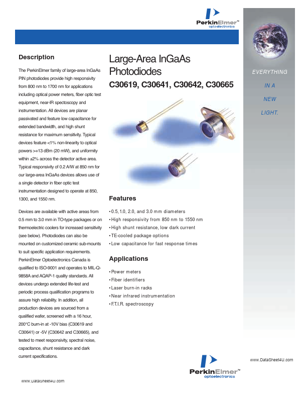 C30665 PerkinElmer Optoelectronics