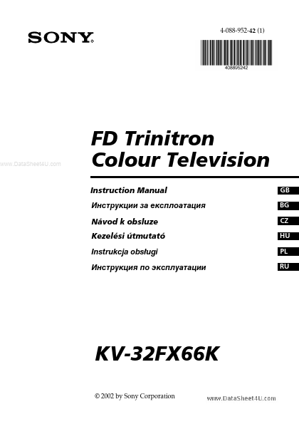 <?=KV-32FX66K?> डेटा पत्रक पीडीएफ